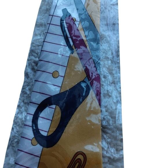 Love Teachers, Rare Vintage Handmade Tie by Studio 2001 Teachers Pet - Picture 8 of 13